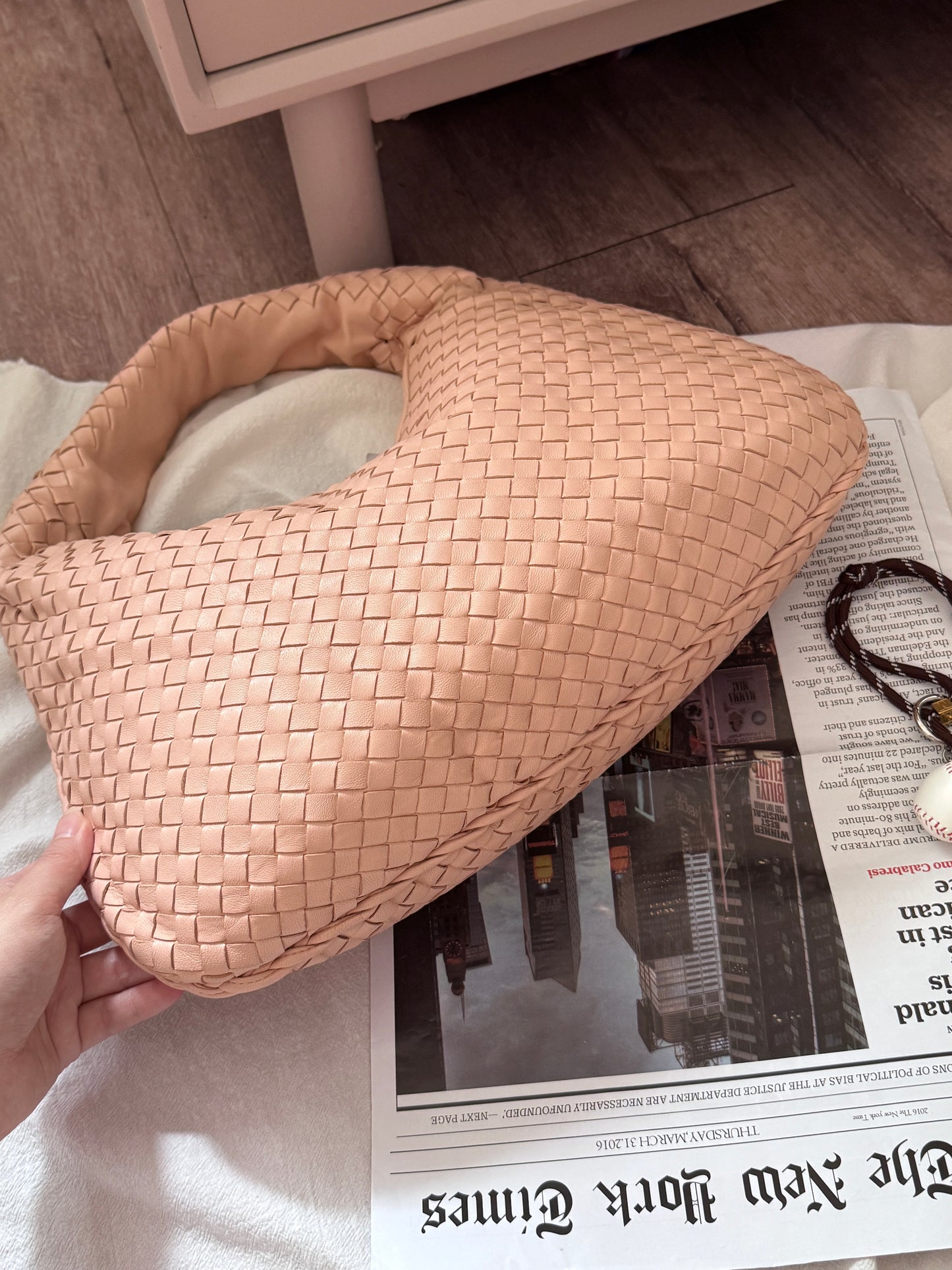Vintage Bottega Veneta 櫻花粉hobo🌸