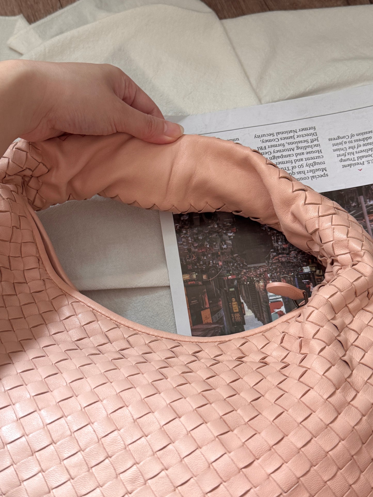 Vintage Bottega Veneta 櫻花粉hobo🌸