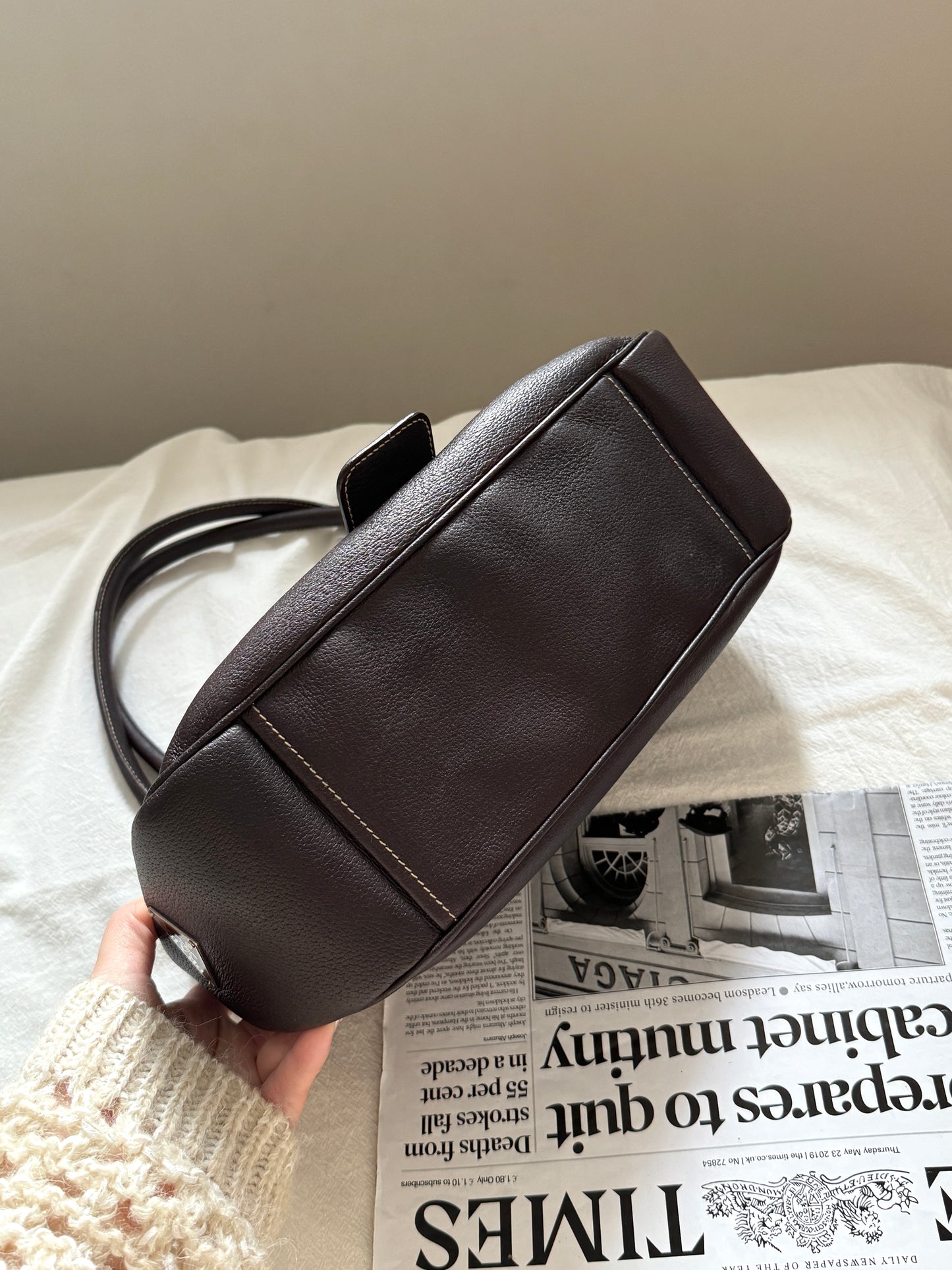 Vintage P r a d a機車hobo bag🏍️