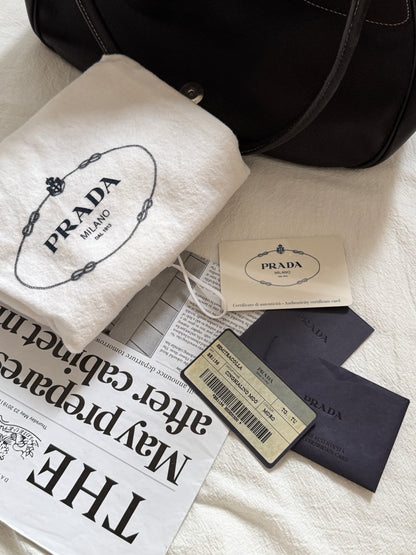 Vintage P r a d a機車hobo bag🏍️