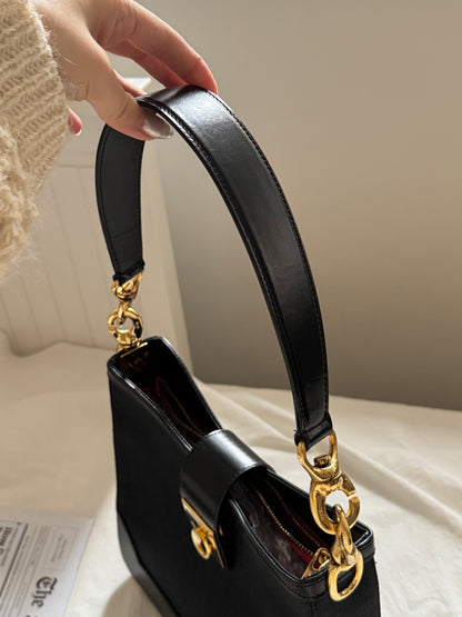 Vintage Celine 金環單肩hobo bag💫