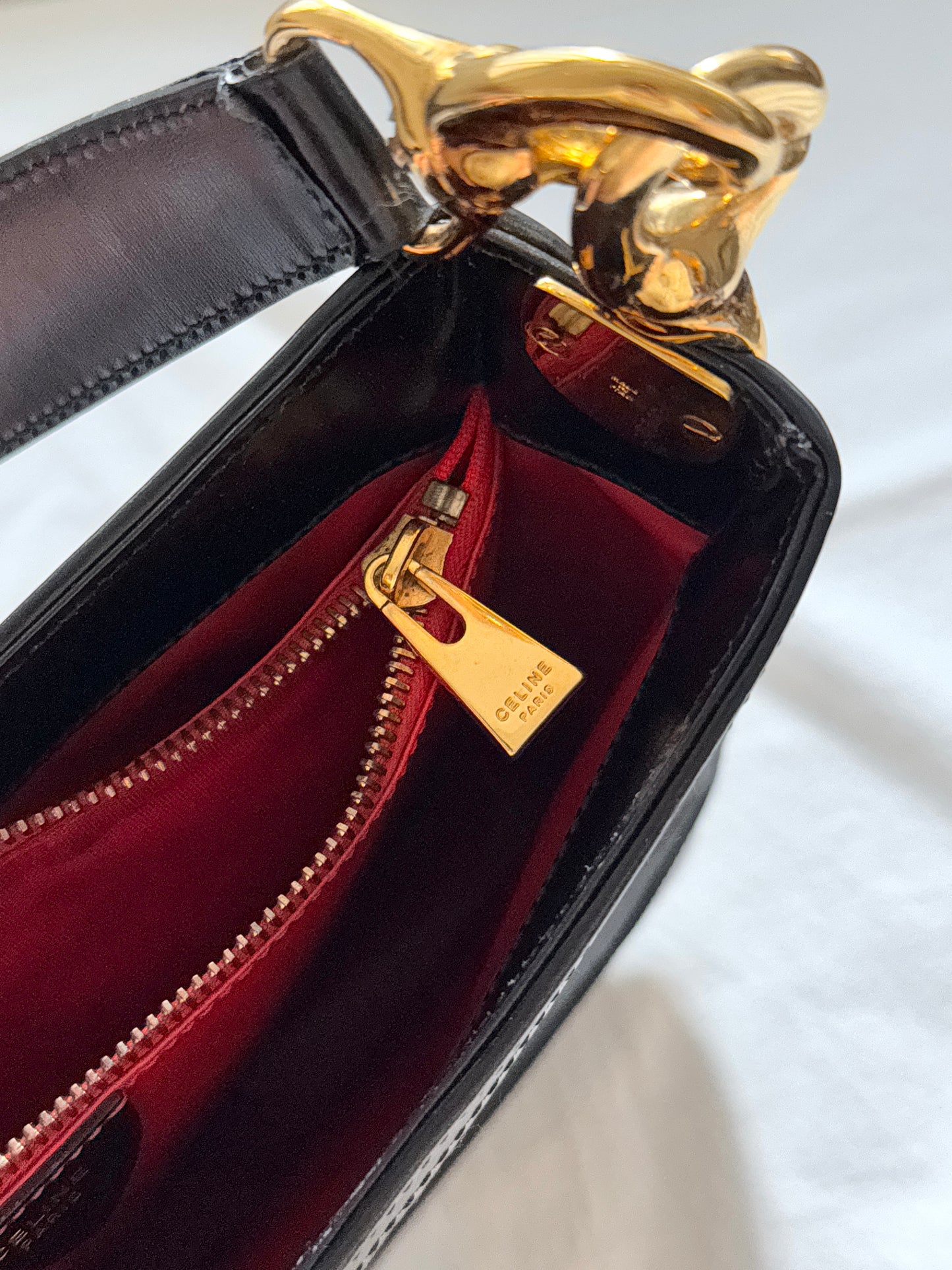 Vintage Celine 金環單肩hobo bag💫