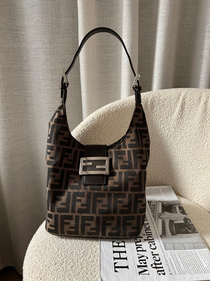 Vintage Fendi zucca薯條hobo bag