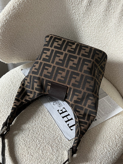 Vintage Fendi zucca薯條hobo bag