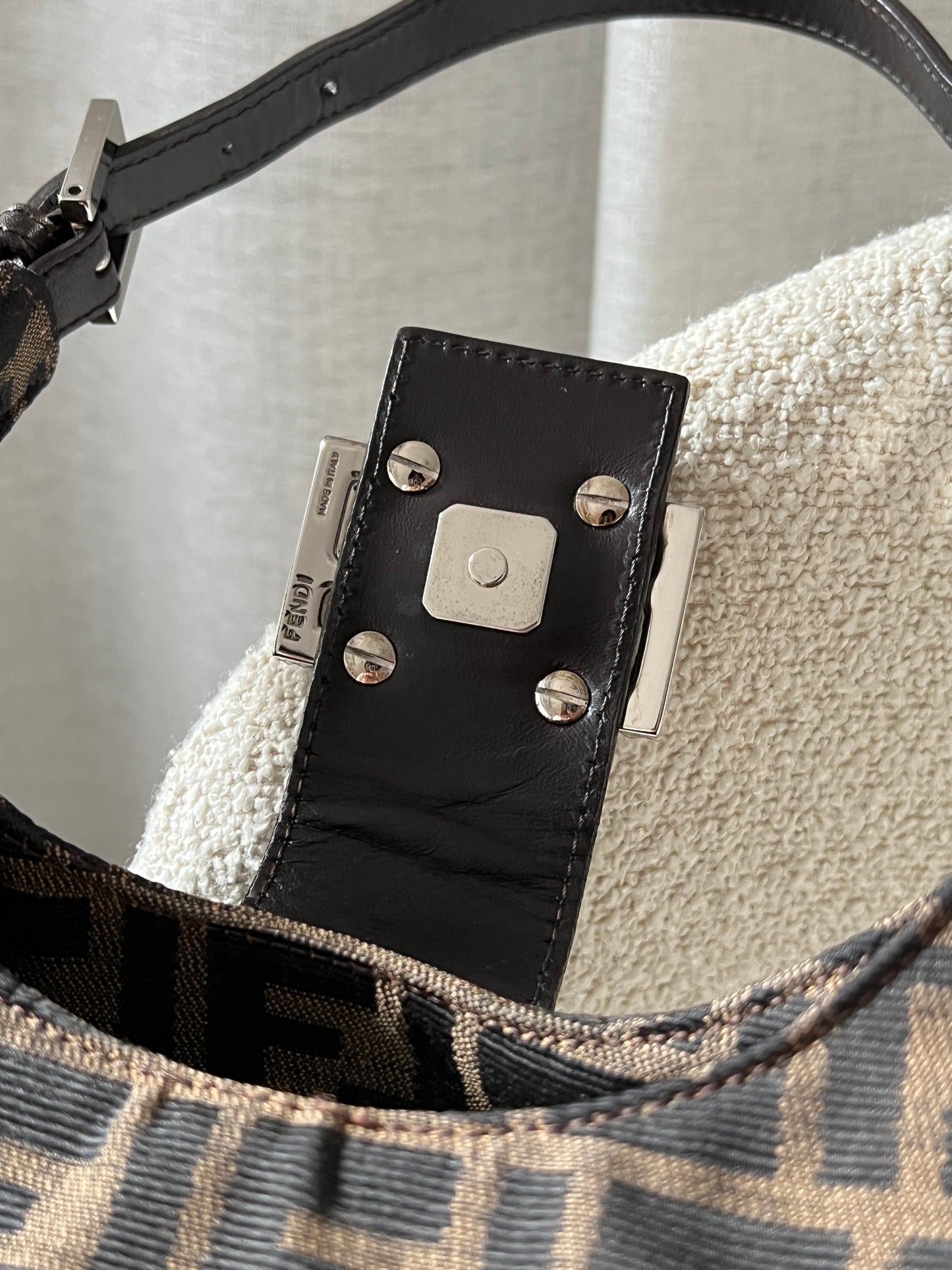 Vintage Fendi zucca薯條hobo bag