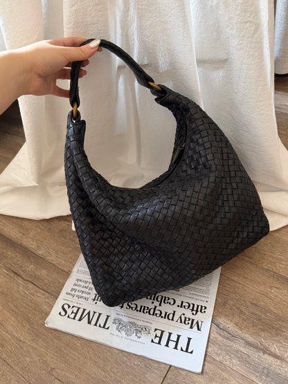 Vintage Bottega Veneta 黑金大hobo bag🎩