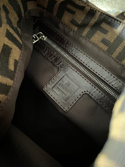 Vintage Fendi zucca薯條hobo bag