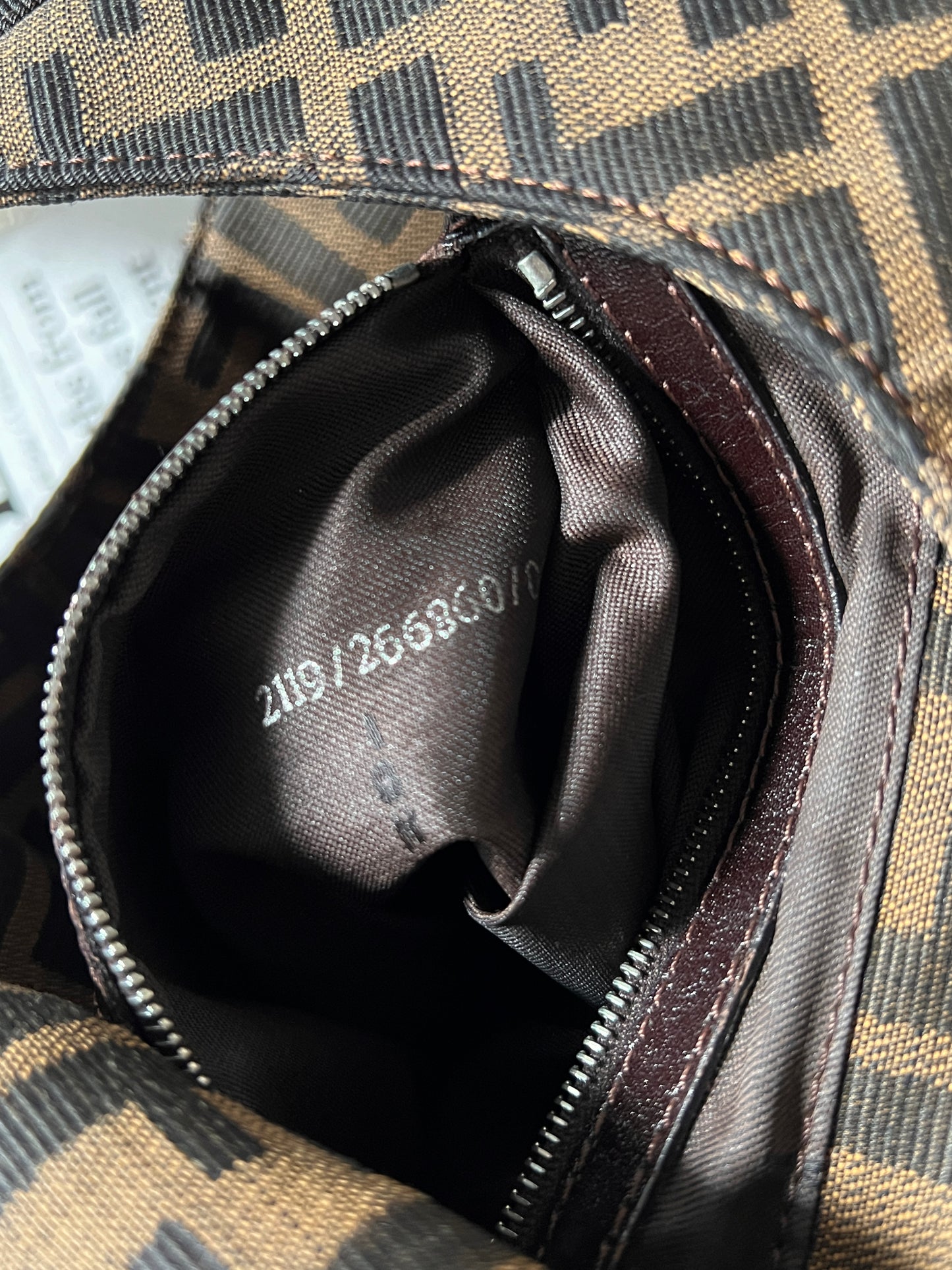 Vintage Fendi zucca薯條hobo bag