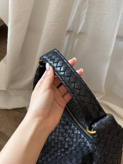 Vintage Bottega Veneta 黑金大hobo bag🎩