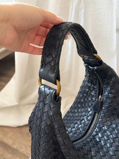 Vintage Bottega Veneta 黑金大hobo bag🎩
