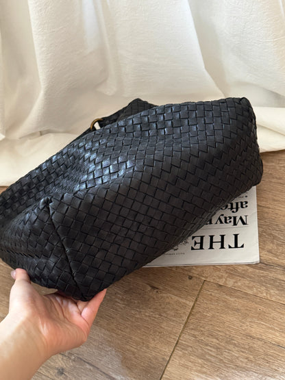 Vintage Bottega Veneta 黑金大hobo bag🎩