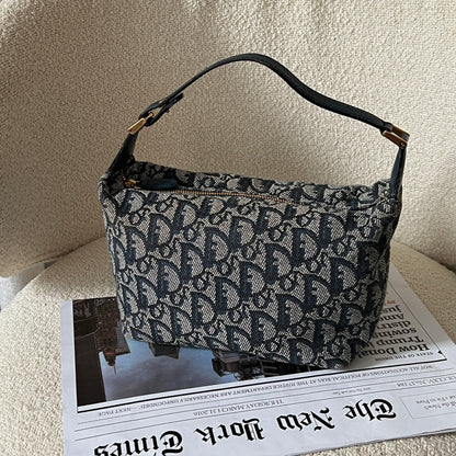 Vintage Dior navy trotter 飯盒包 box bag
