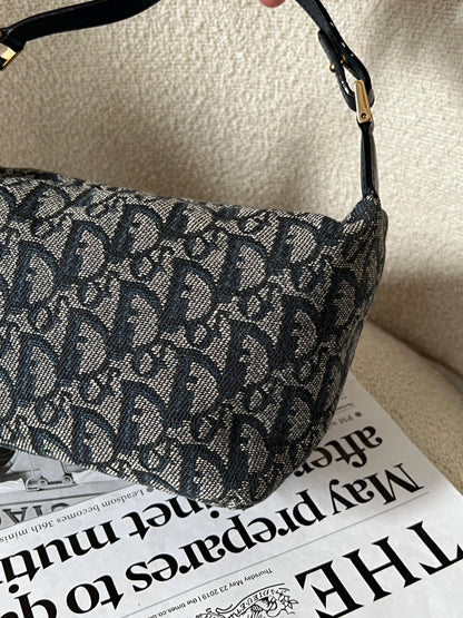 Vintage Dior navy trotter 飯盒包 box bag