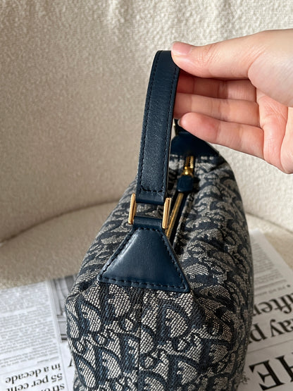 Vintage Dior navy trotter 飯盒包 box bag