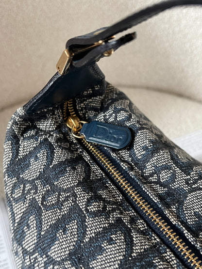 Vintage Dior navy trotter 飯盒包 box bag
