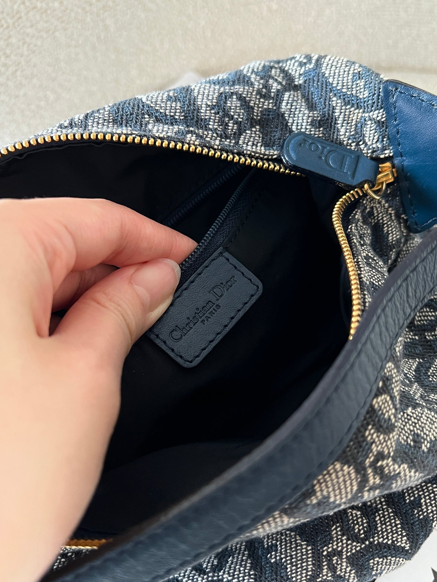 Vintage Dior navy trotter 飯盒包 box bag