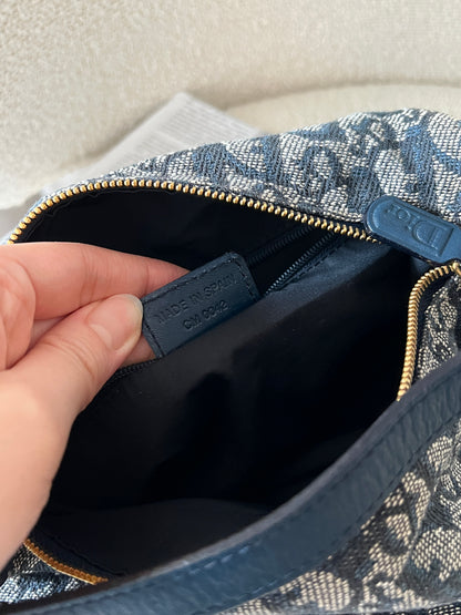 Vintage Dior navy trotter 飯盒包 box bag