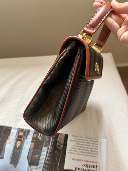 Vintage Fendi pequin mini kelly🪐