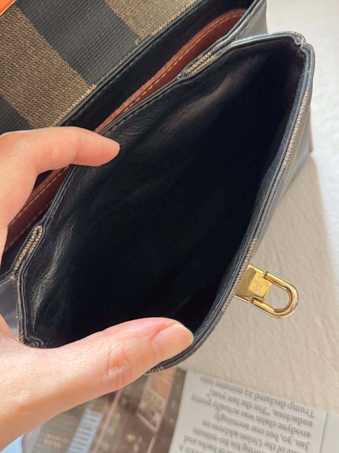 Vintage Fendi pequin mini kelly🪐