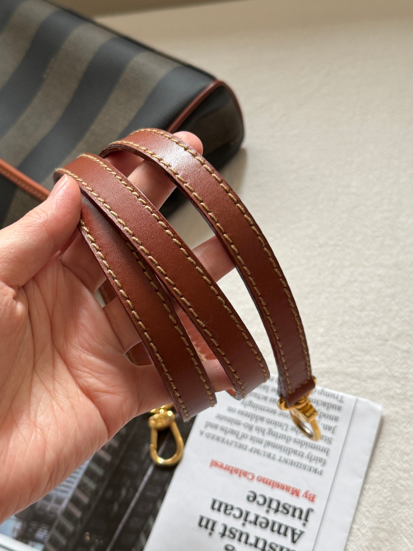 Vintage Fendi pequin mini kelly🪐
