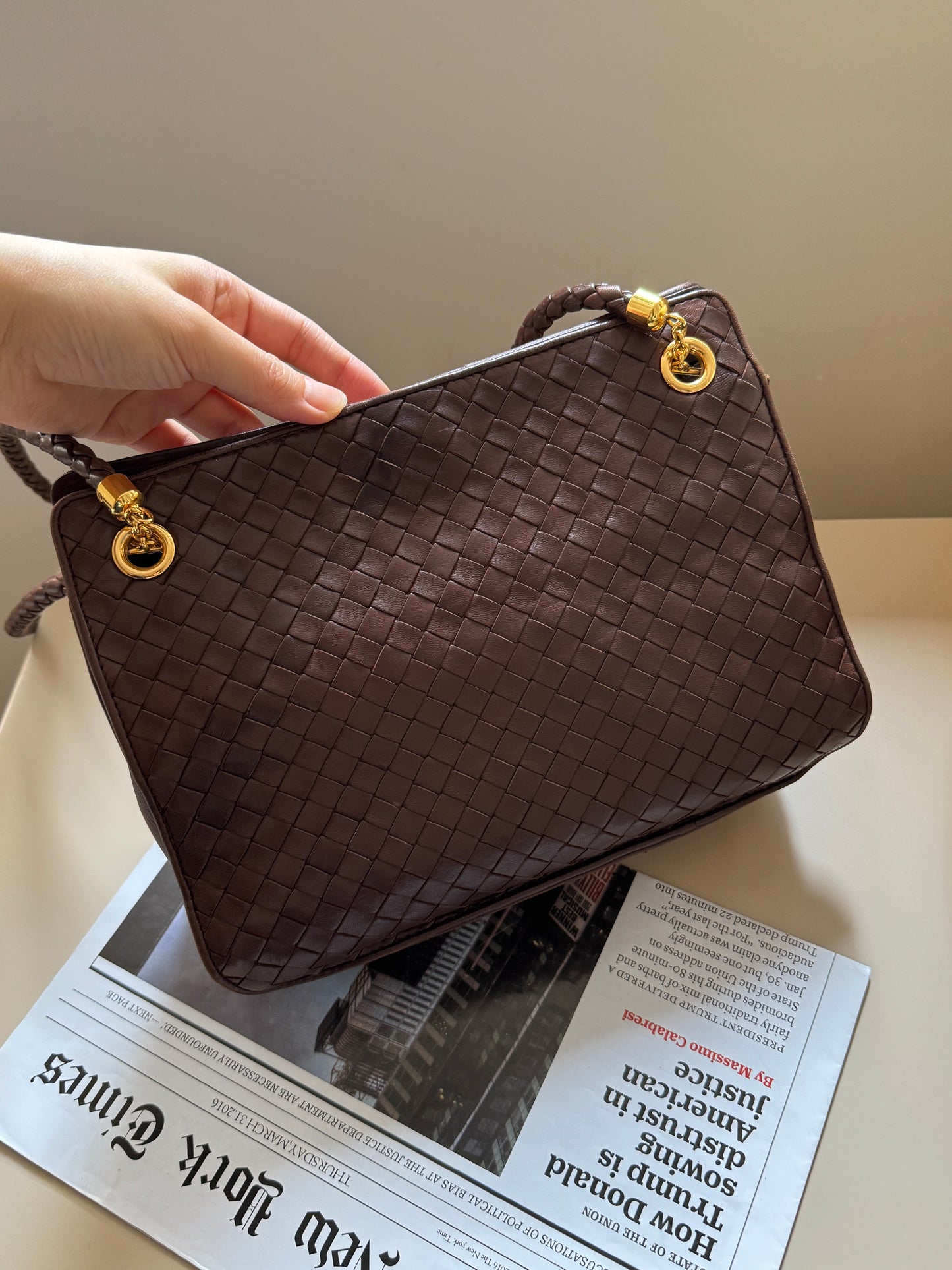 Vintage Bottega Veneta intrecciato shoulder bag🧸