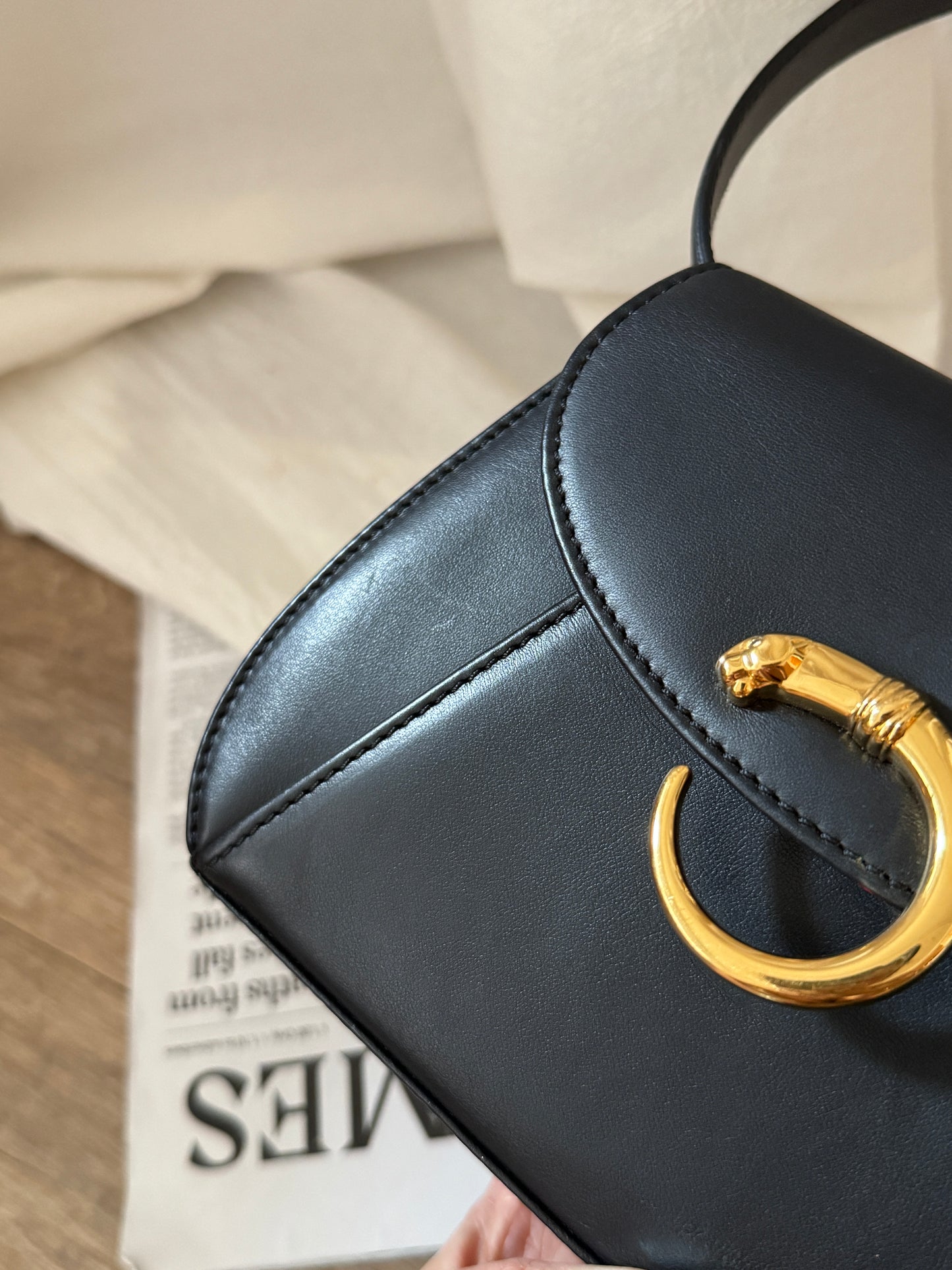 1995 Vintage Cartier黑金豹頭3-way🐆