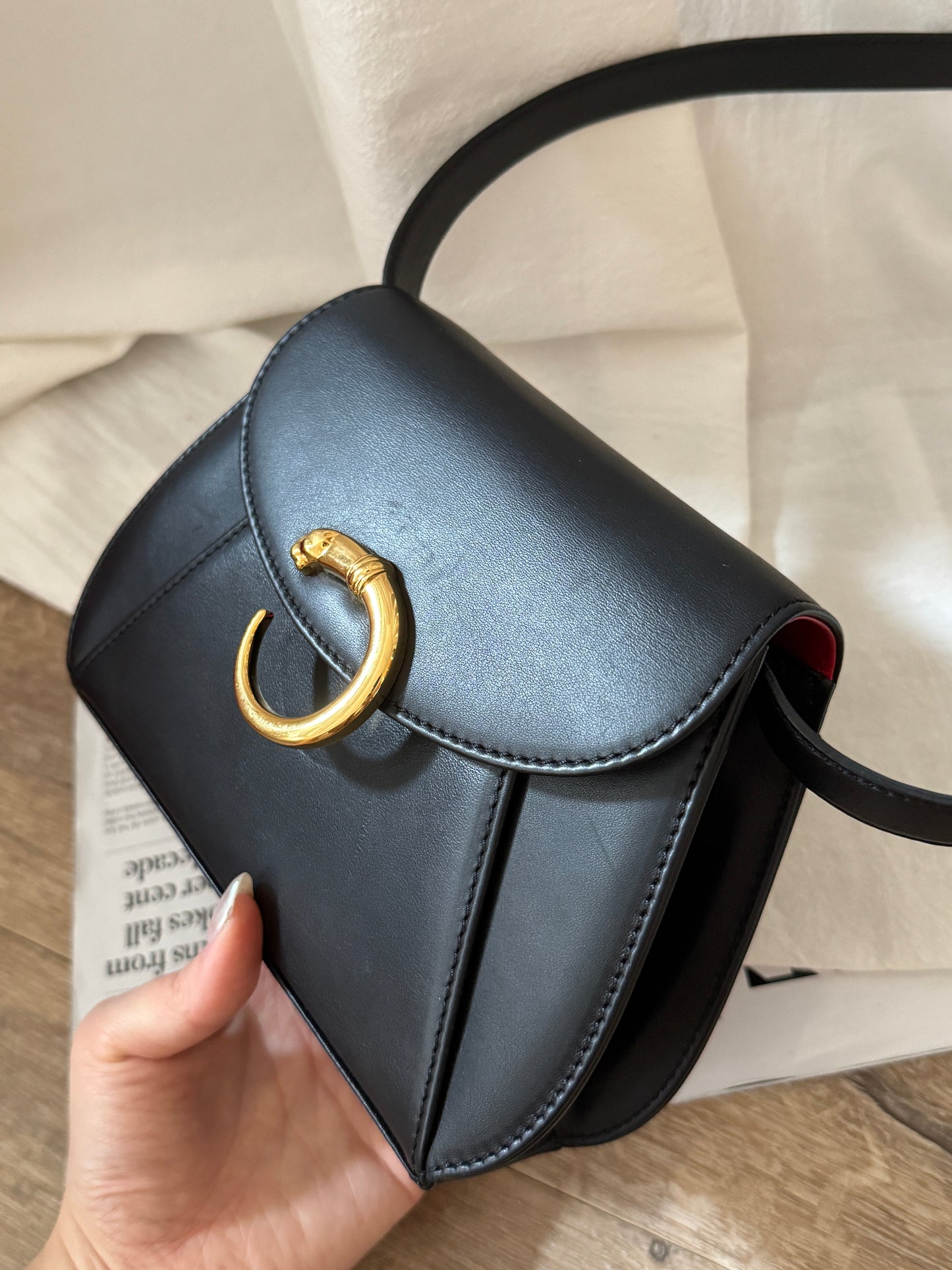 1995 Vintage Cartier黑金豹頭3-way🐆