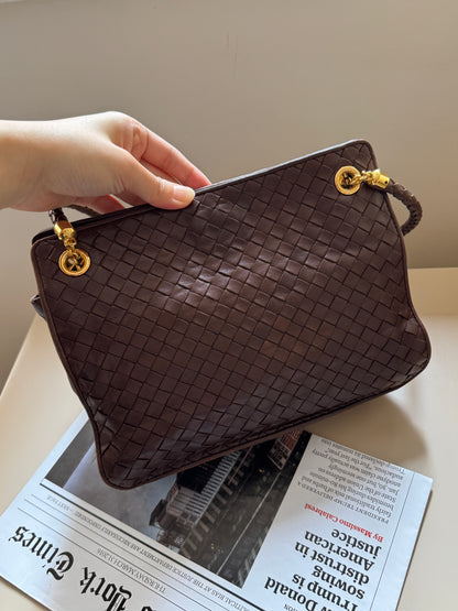 Vintage Bottega Veneta intrecciato shoulder bag🧸