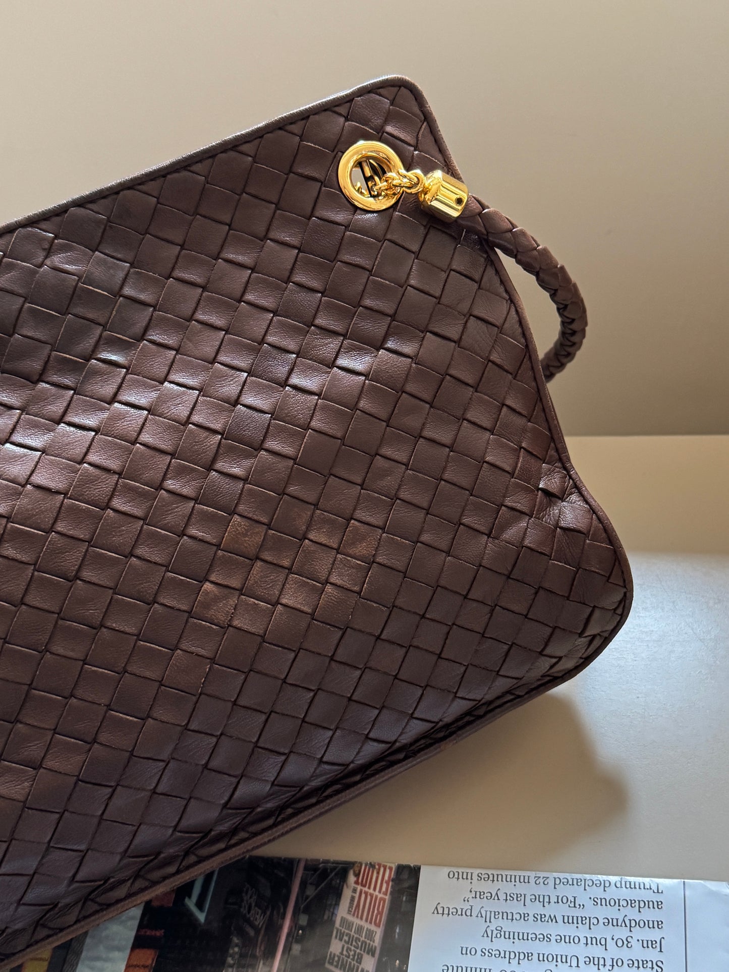 Vintage Bottega Veneta intrecciato shoulder bag🧸