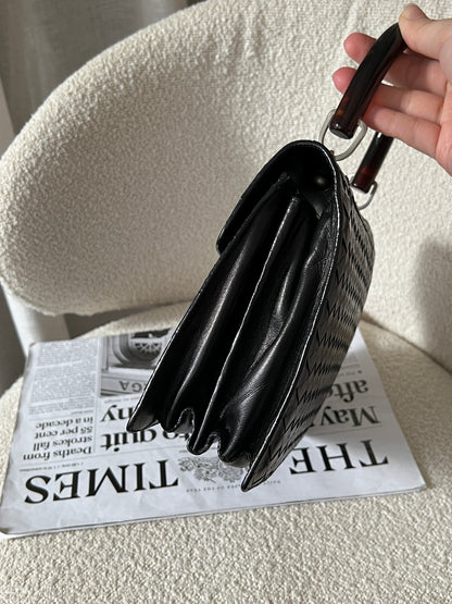 Vintage Bottega Veneta 玳瑁kelly bag