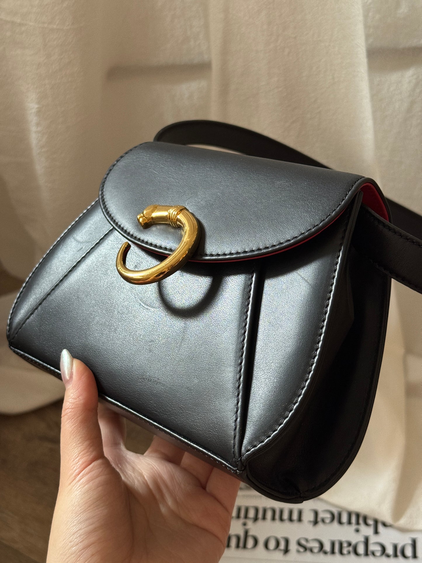 1995 Vintage Cartier黑金豹頭3-way🐆