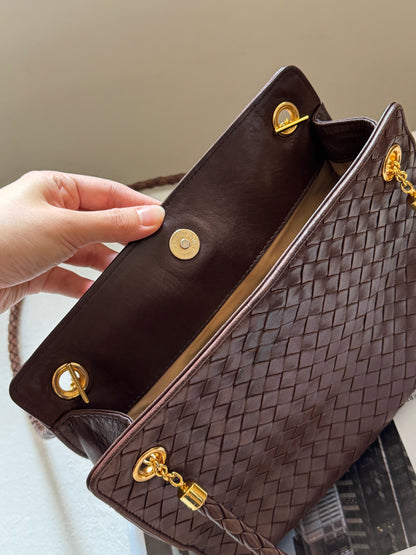 Vintage Bottega Veneta intrecciato shoulder bag🧸