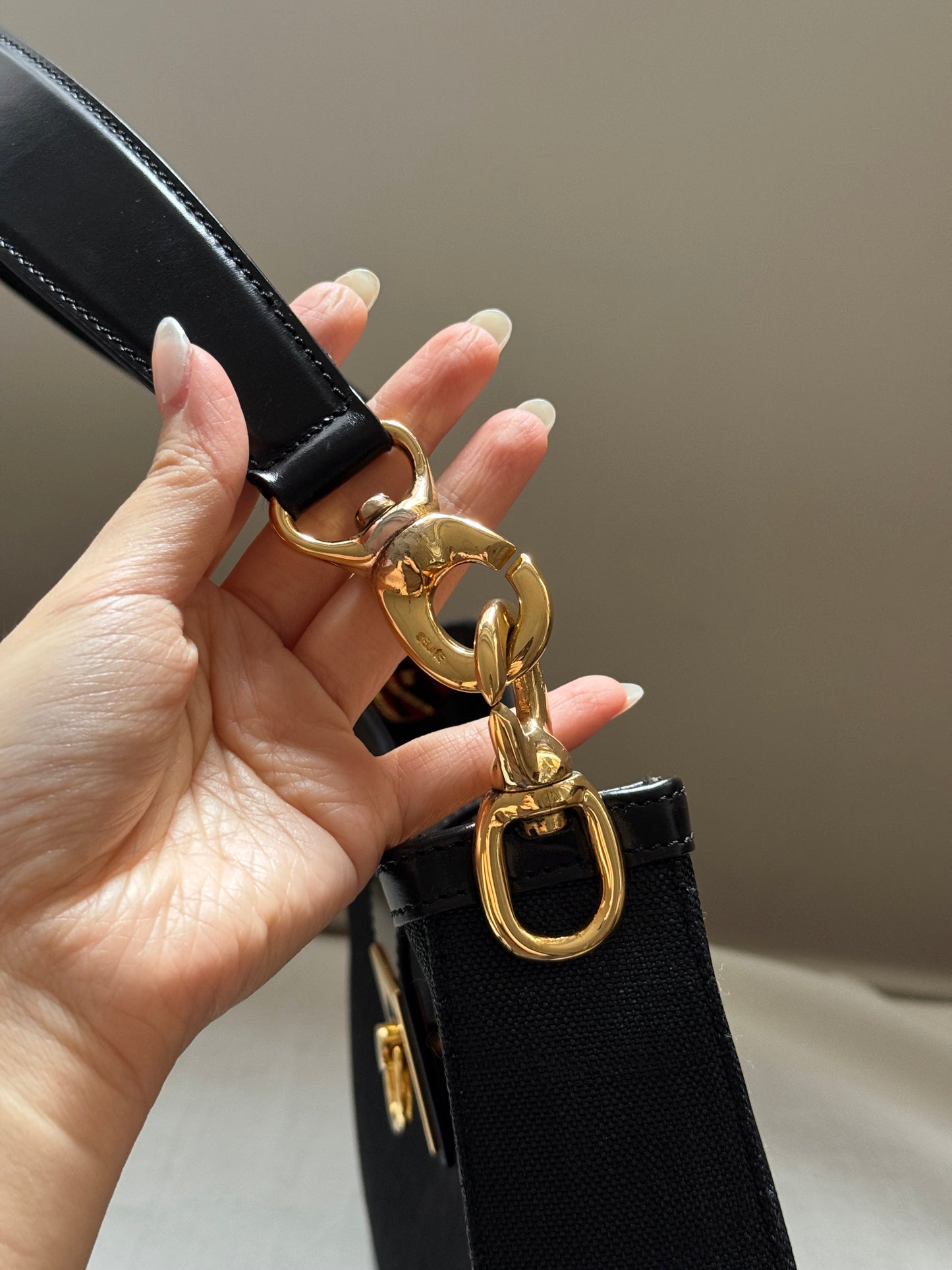 Vintage Celine 金環單肩hobo bag💫