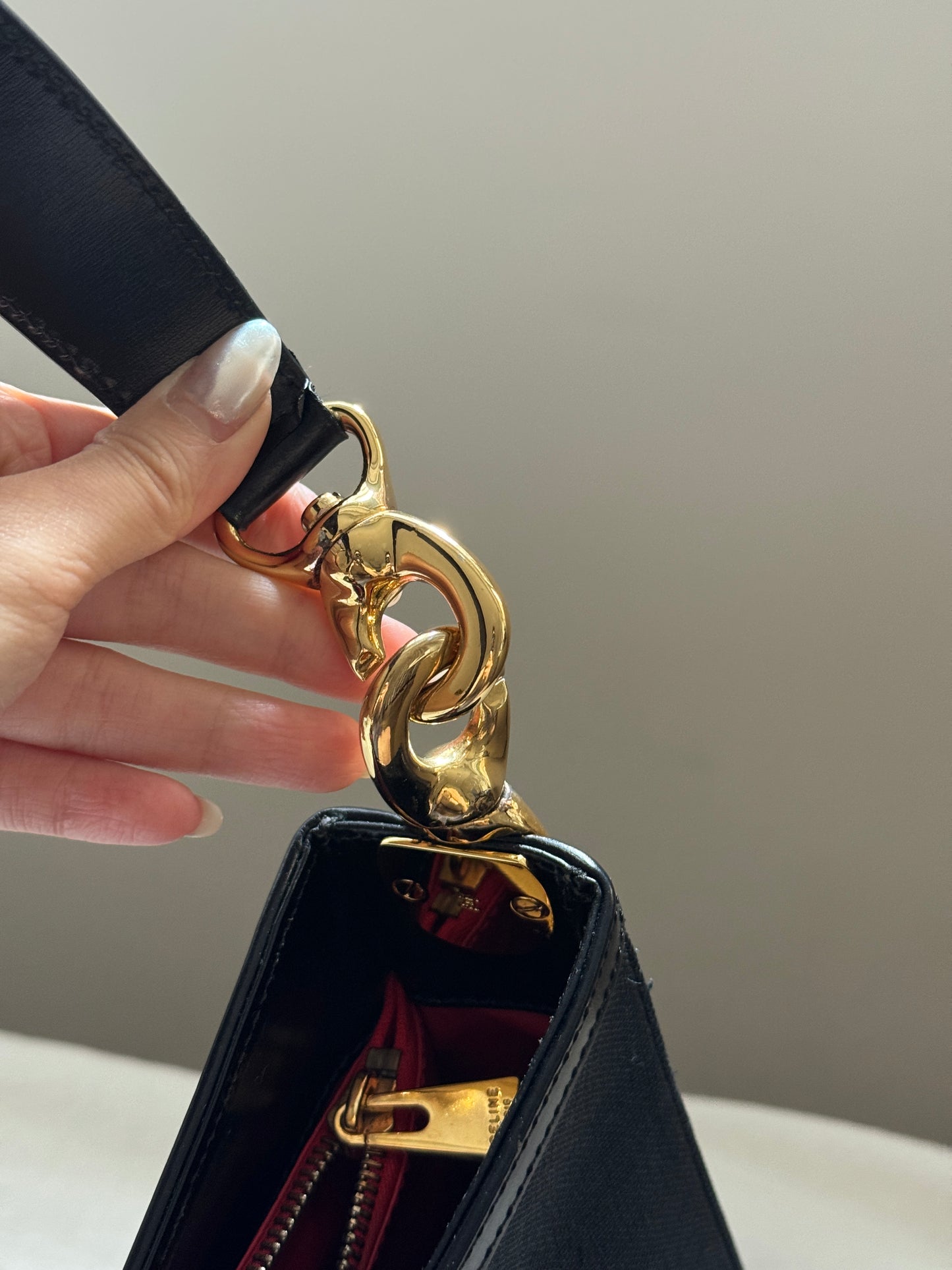 Vintage Celine 金環單肩hobo bag💫