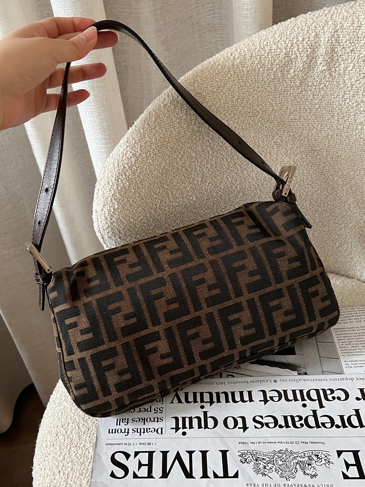 Vintage Fendi classic zucca baguette🥖