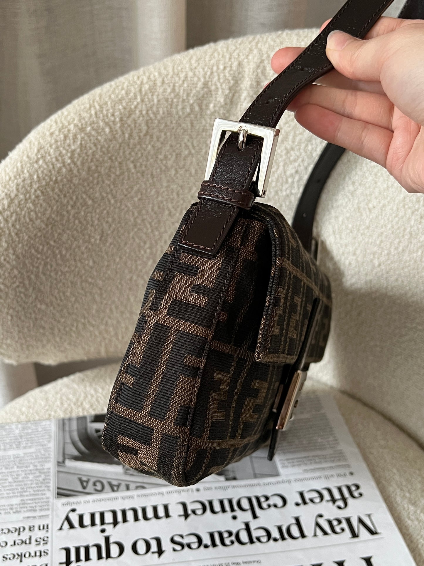 Vintage Fendi classic zucca baguette🥖