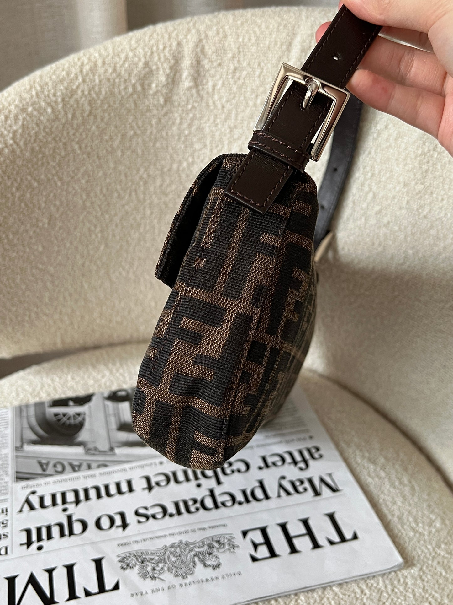 Vintage Fendi classic zucca baguette🥖