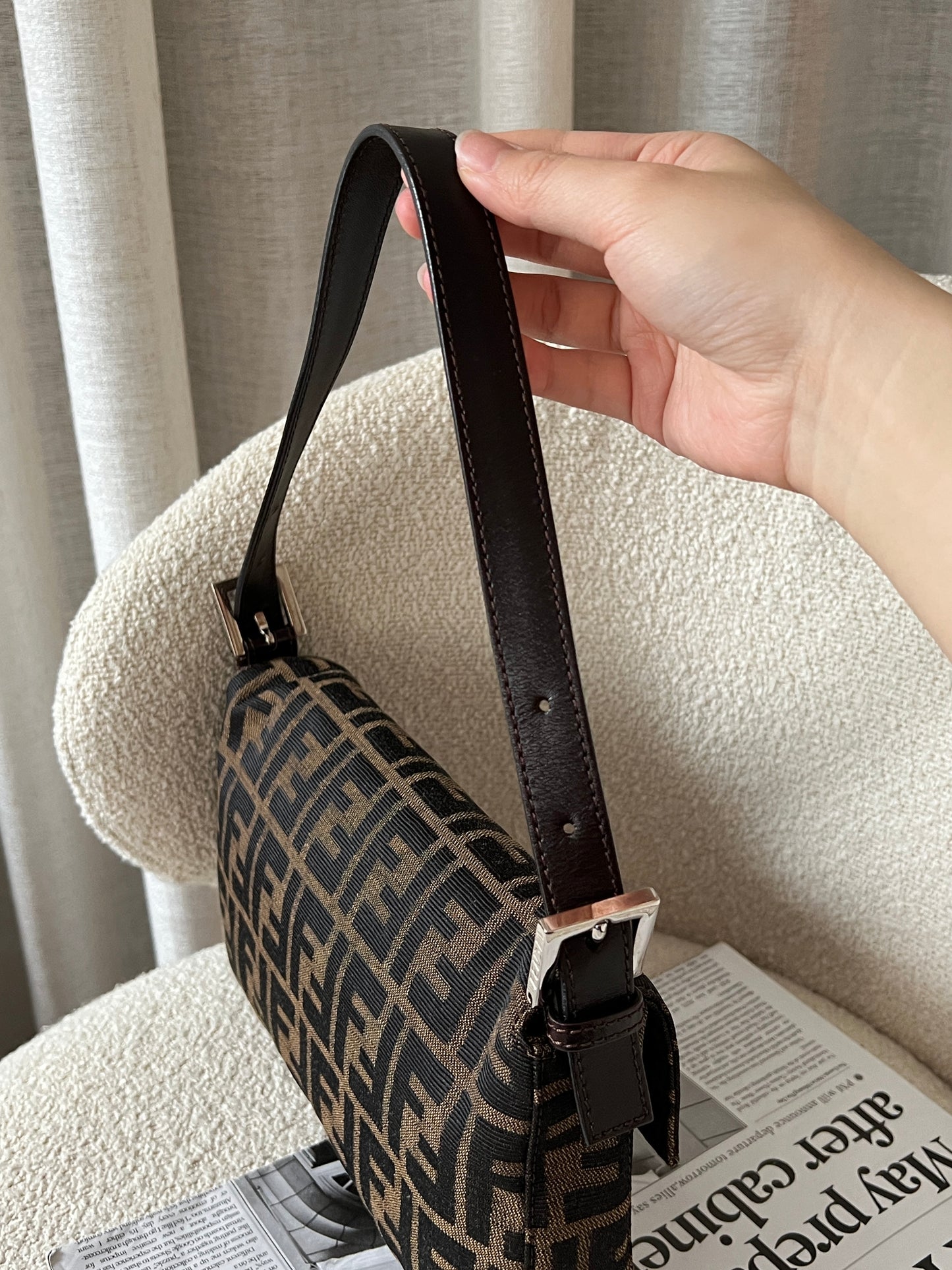 Vintage Fendi classic zucca baguette🥖