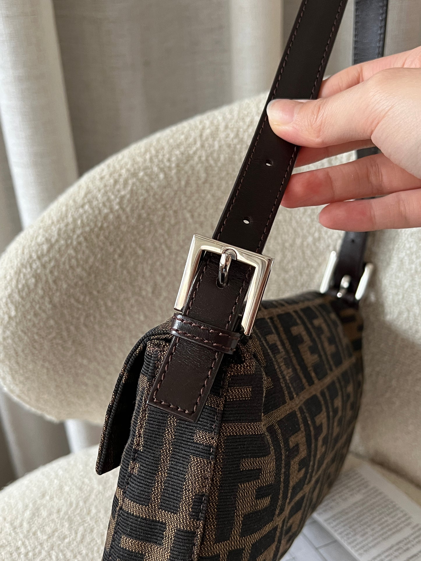 Vintage Fendi classic zucca baguette🥖