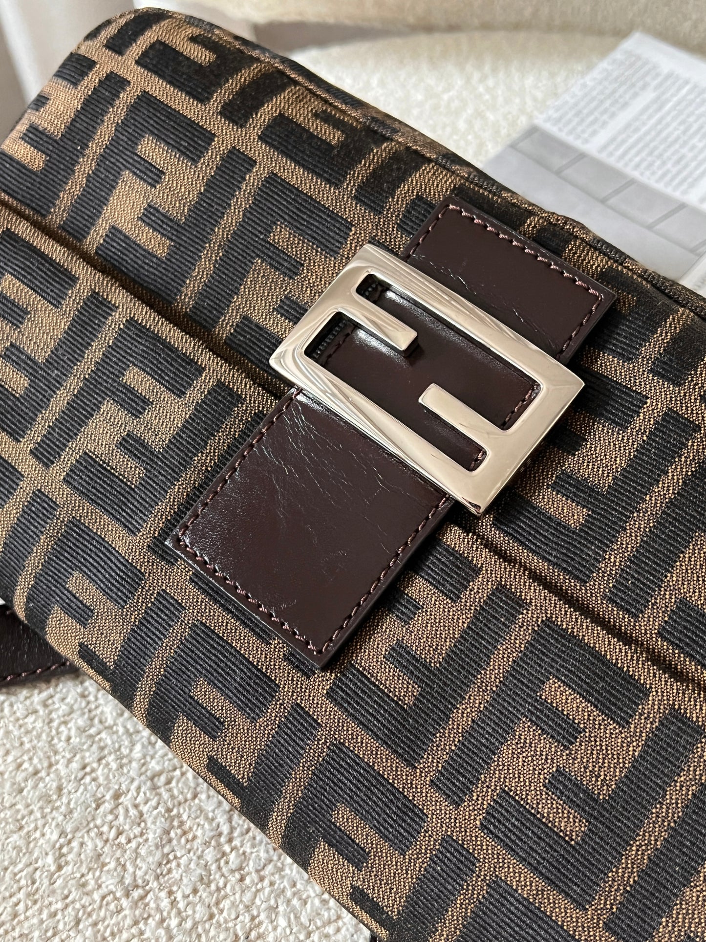 Vintage Fendi classic zucca baguette🥖