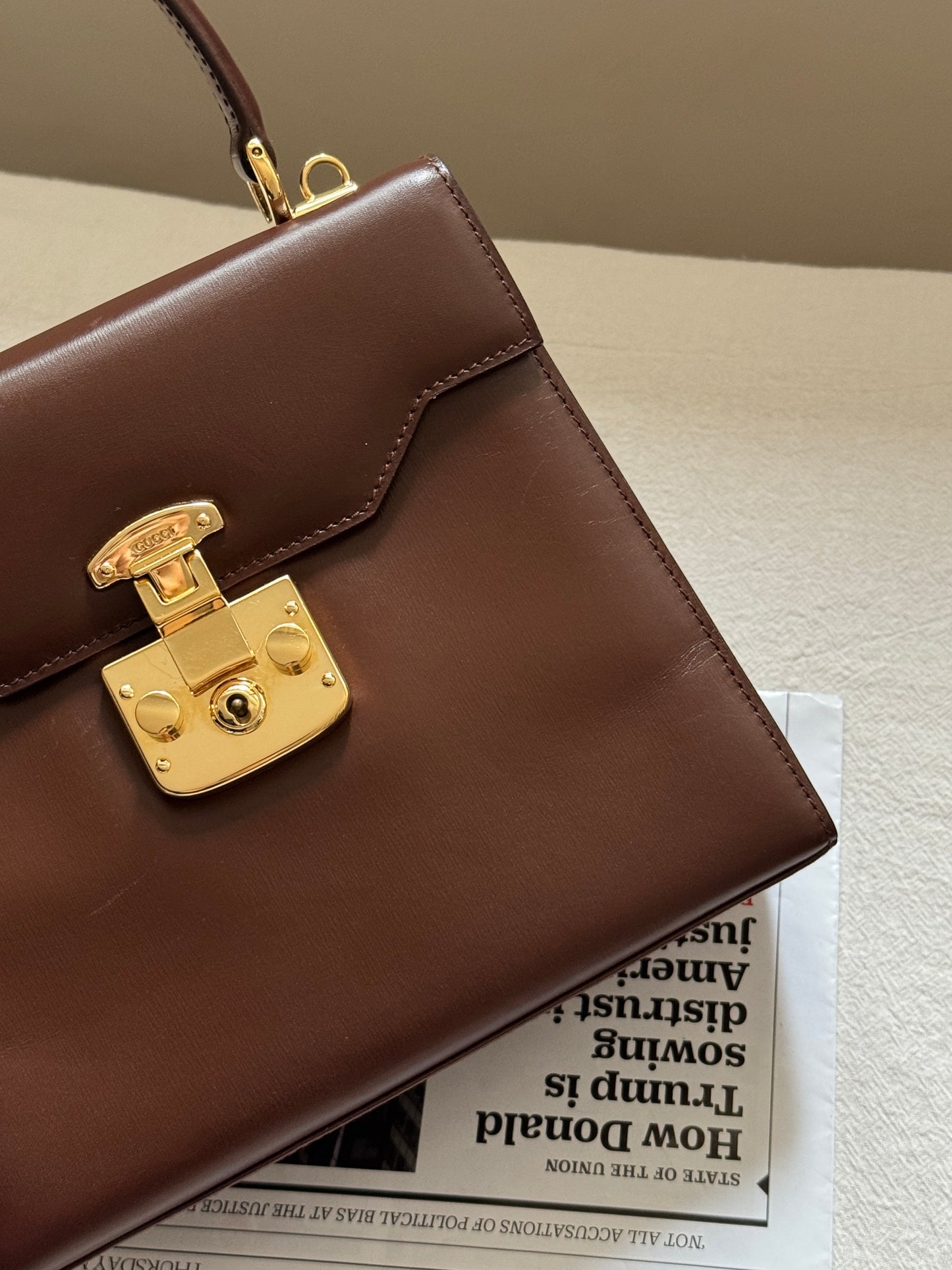 Vintage Gucci lady lock kelly 20☕️