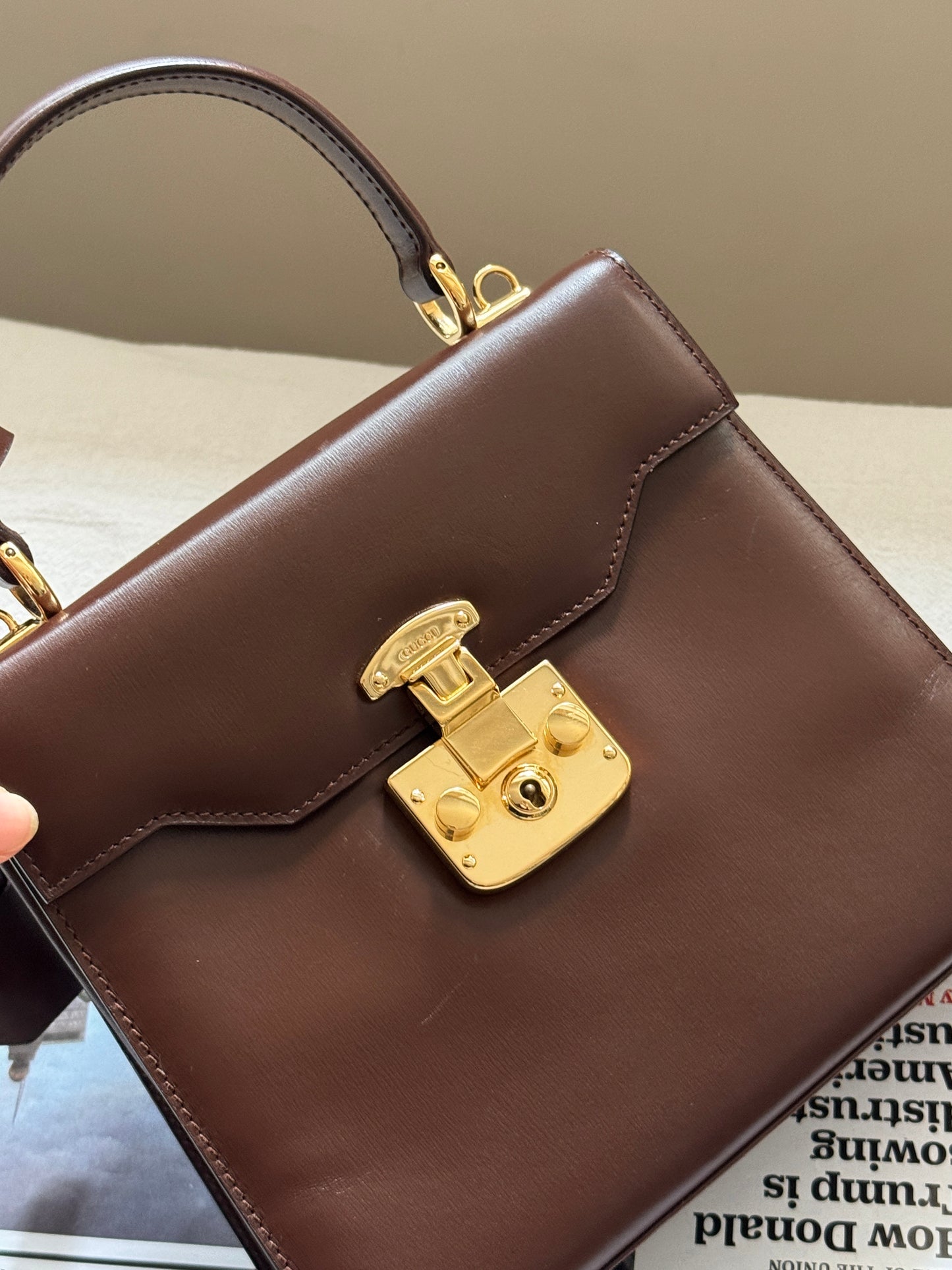 Vintage Gucci lady lock kelly 20☕️