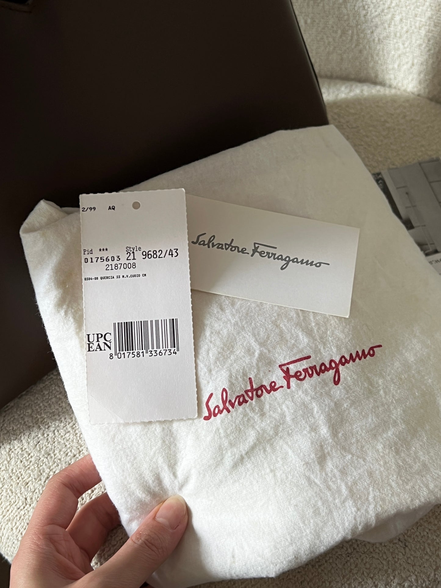 Vintage Salvatore Ferragamo leather shoulder bag