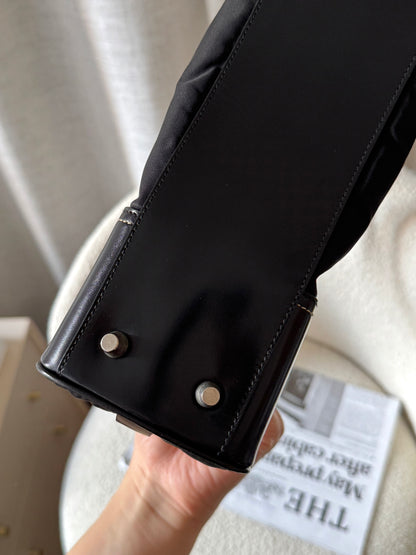 Vintage Prada nylon leather shoulder bag