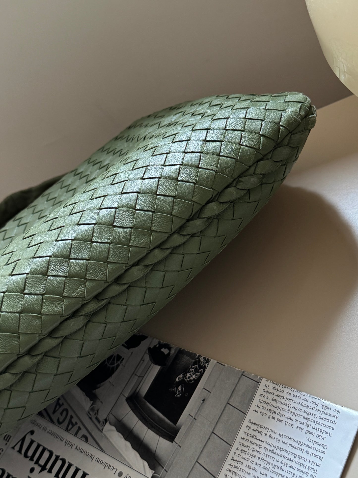 Vintage Bottega Veneta intrecciato olive hobo🍸