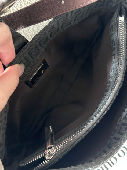 Rare! Vintage Fendi suede牛角hobo🥐