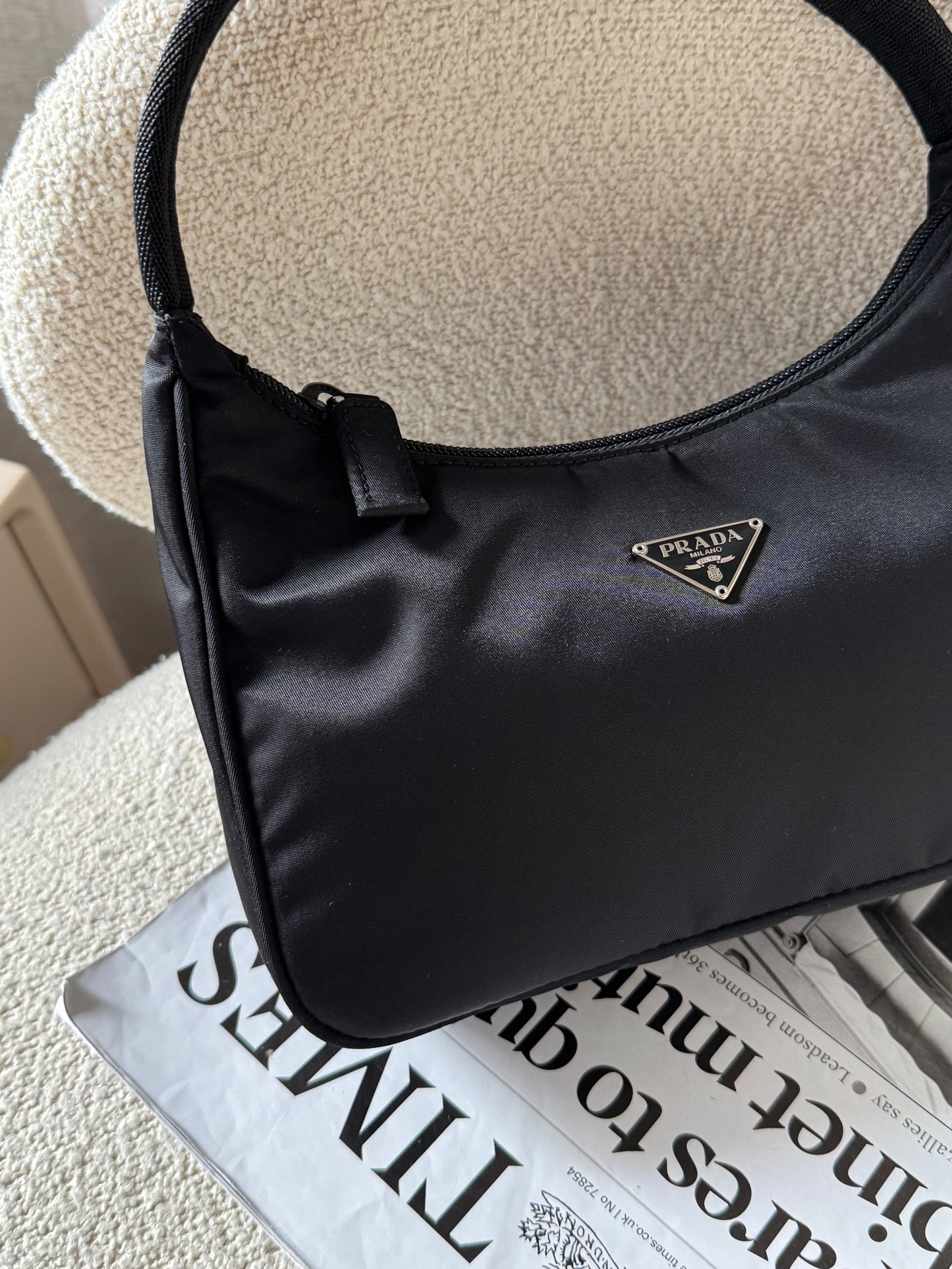 Vintage Prada nylon hobo bag