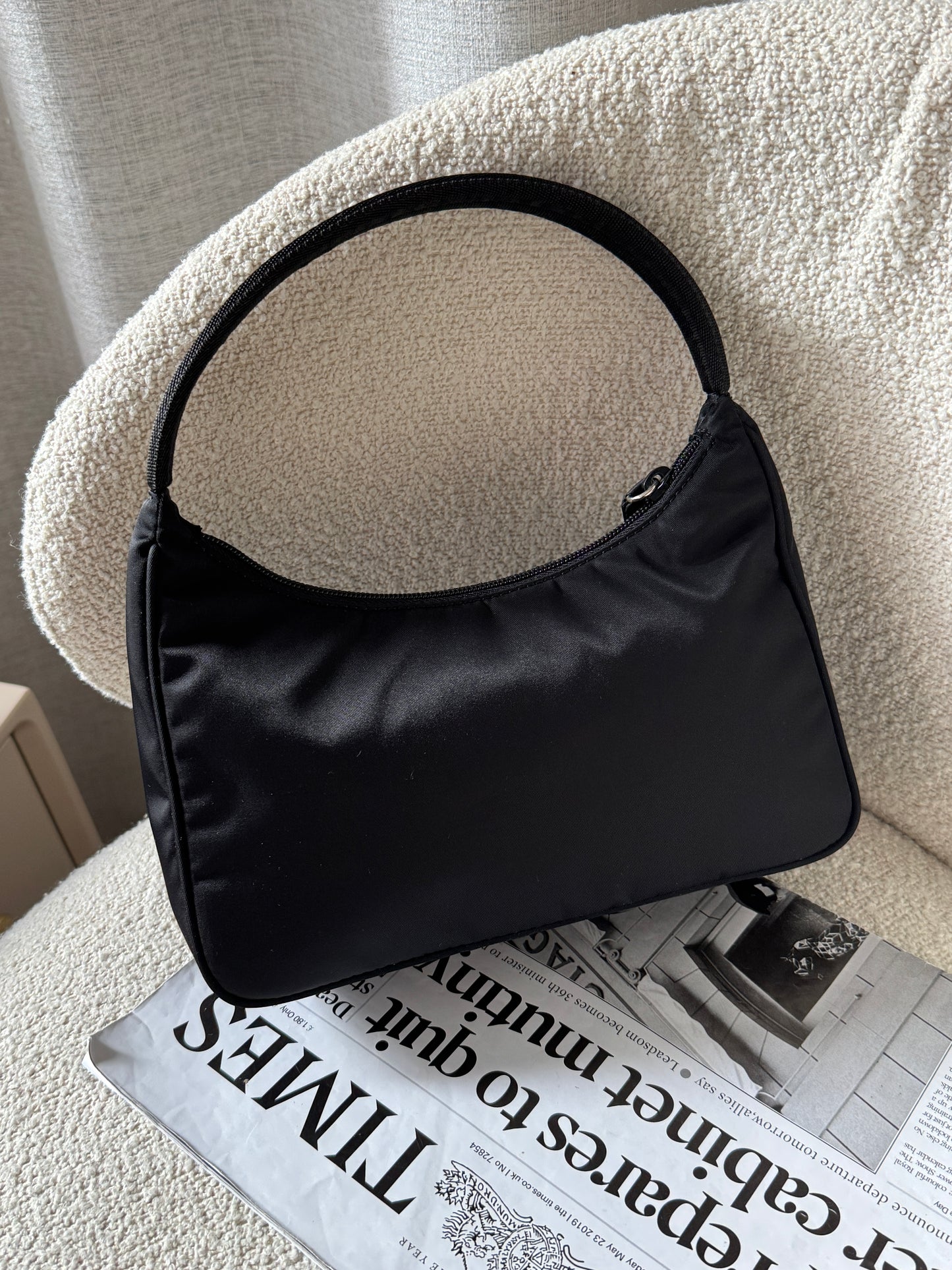 Vintage Prada nylon hobo bag