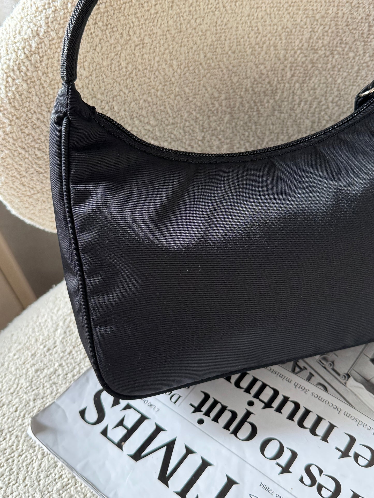 Vintage Prada nylon hobo bag