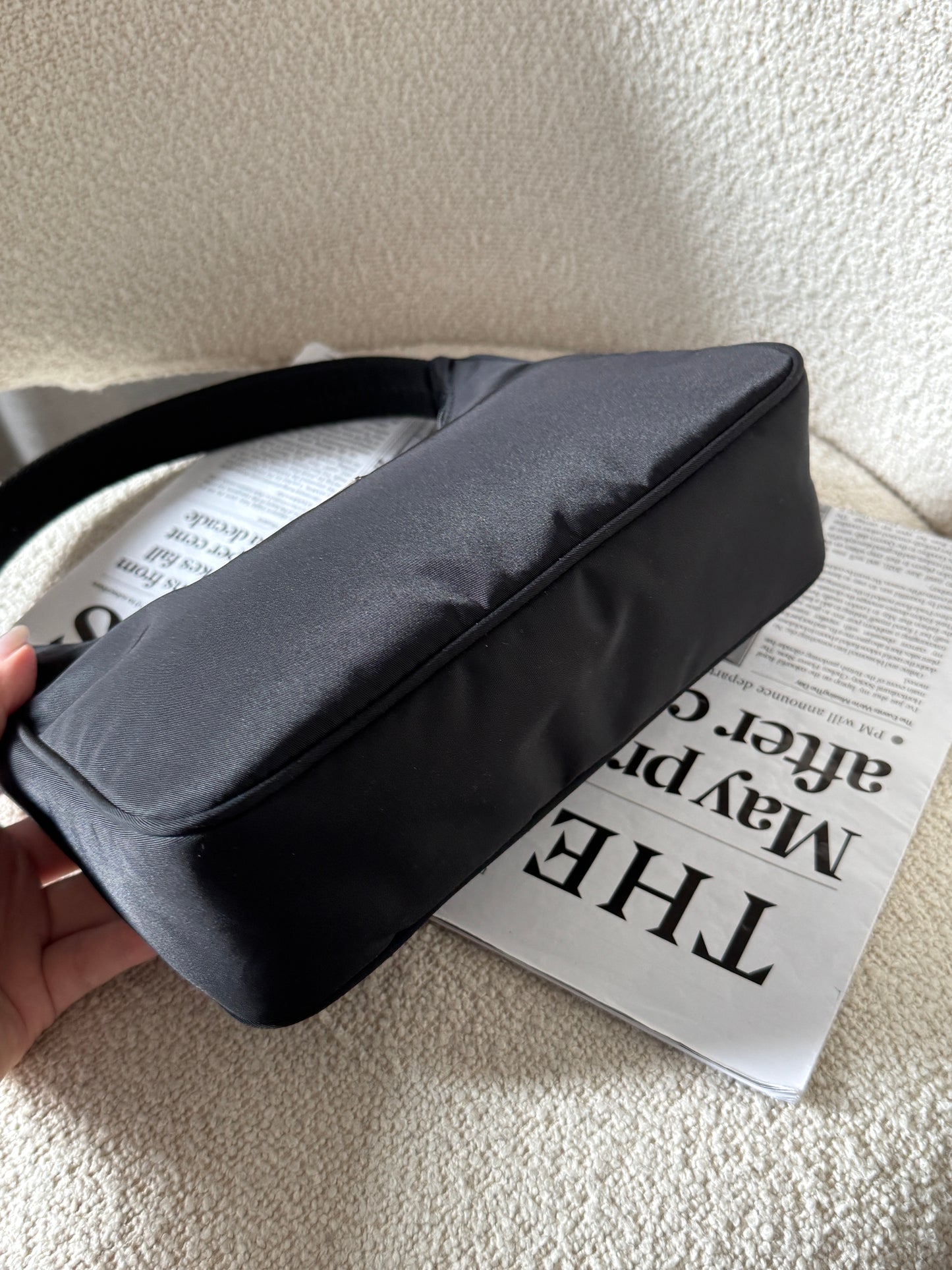 Vintage Prada nylon hobo bag